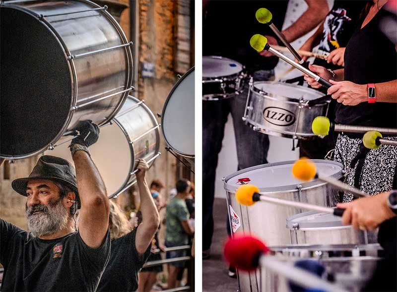 Batucada instruments